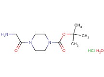 tert-butyl 4-glycyl-1-piperazinecarboxylate hydrochloride hydrate
