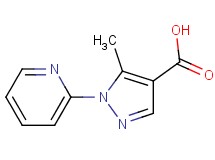 5-methyl-1-(2-pyridinyl)-1H-pyrazole-4-carboxylic acid 5-methyl-1-(2-pyridinyl)-1H-pyrazole-4-carboxylic acid
