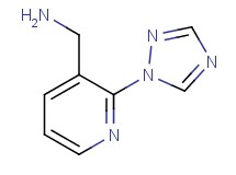 1-[2-(1H-1,2,4-triazol-1-yl)-3-pyridinyl]methanamine