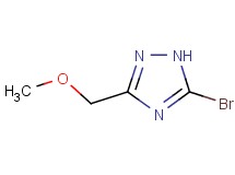 5-bromo-3-(methoxymethyl)-1H-1,2,4-triazole