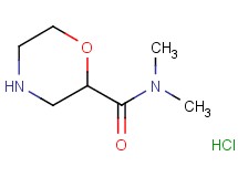 N,N-dimethyl-2-morpholinecarboxamide hydrochloride