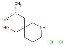 {3-[(dimethylamino)methyl]-3-piperidinyl}methanol dihydrochloride