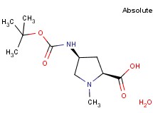 (4S)-4-[(tert-butoxycarbonyl)amino]-1-methyl-L-proline hydrate