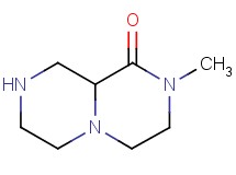 2-methylhexahydro-2H-pyrazino[1,2-a]pyrazin-1(6H)-one