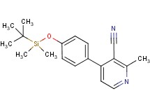 4-(4-{[tert-butyl(dimethyl)silyl]oxy}phenyl)-2-methylnicotinonitrile
