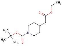 tert-butyl 4-(2-ethoxy-2-oxoethyl)piperidine-1-carboxylate