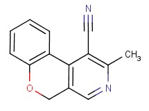 2-methyl-5H-chromeno[3,4-c]pyridine-1-carbonitrile