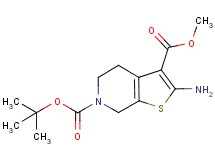 6-tert-butyl 3-methyl 2-amino-4,7-dihydrothieno[2,3-c]pyridine-3,6(5H)-dicarboxylate