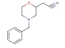 (4-benzylmorpholin-2-yl)acetonitrile