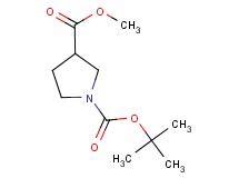 1-tert-butyl 3-methyl pyrrolidine-1,3-dicarboxylate