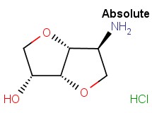 (3R,3aR,6S,6aR)-6-aminohexahydrofuro[3,2-b]furan-3-ol hydrochloride