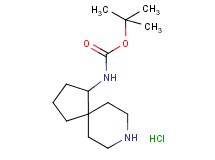 tert-butyl 8-azaspiro[4.5]dec-1-ylcarbamate hydrochloride