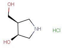 cis-4-(hydroxymethyl)-3-pyrrolidinol hydrochloride