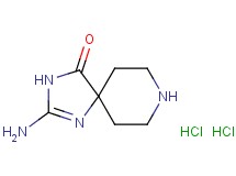 2-amino-1,3,8-triazaspiro[4.5]dec-1-en-4-one dihydrochloride