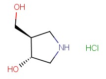 trans-4-(hydroxymethyl)-3-pyrrolidinol hydrochloride