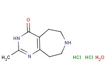 2-methyl-3,5,6,7,8,9-hexahydro-4H-pyrimido[4,5-d]azepin-4-one dihydrochloride hydrate