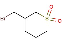 3-(bromomethyl)tetrahydro-2H-thiopyran 1,1-dioxide