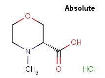 (3R)-4-methyl-3-morpholinecarboxylic acid hydrochloride