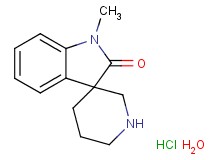 1-methylspiro[indole-3,3'-piperidin]-2(1H)-one hydrochloride hydrate