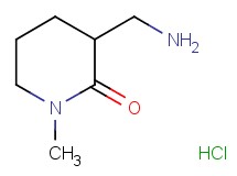 3-(aminomethyl)-1-methyl-2-piperidinone hydrochloride