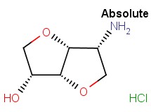 (3R,3aR,6R,6aR)-6-aminohexahydrofuro[3,2-b]furan-3-ol hydrochloride