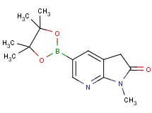 1-methyl-5-(4,4,5,5-tetramethyl-1,3,2-dioxaborolan-2-yl)-1,3-dihydro-2H-pyrrolo[2,3-b]pyridin-2-one