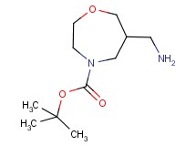 tert-butyl 6-(aminomethyl)-1,4-oxazepane-4-carboxylate