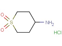 (1,1-dioxidotetrahydro-2H-thiopyran-4-yl)amine hydrochloride