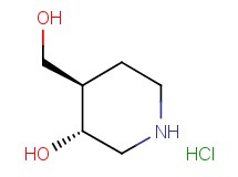 trans-4-(hydroxymethyl)-3-piperidinol hydrochloride