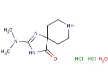 2-(dimethylamino)-1,3,8-triazaspiro[4.5]dec-1-en-4-one dihydrochloride hydrate