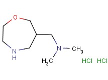 N,N-dimethyl-1-(1,4-oxazepan-6-yl)methanamine dihydrochloride