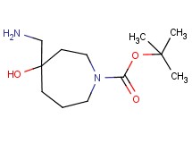 tert-butyl 4-(aminomethyl)-4-hydroxy-1-azepanecarboxylate