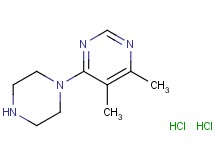 4,5-dimethyl-6-(1-piperazinyl)pyrimidine dihydrochloride