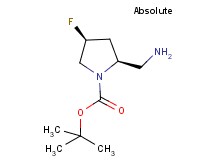 tert-butyl (2S,4S)-2-(aminomethyl)-4-fluoro-1-pyrrolidinecarboxylate