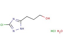 3-(3-chloro-1H-1,2,4-triazol-5-yl)-1-propanol hydrochloride hydrate