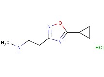 [2-(5-cyclopropyl-1,2,4-oxadiazol-3-yl)ethyl]methylamine hydrochloride