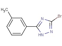 3-bromo-5-(3-methylphenyl)-1H-1,2,4-triazole