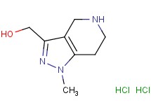 (1-methyl-4,5,6,7-tetrahydro-1H-pyrazolo[4,3-c]pyridin-3-yl)methanol dihydrochloride