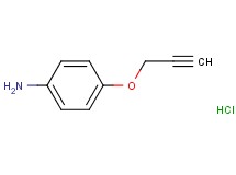 [4-(2-propyn-1-yloxy)phenyl]amine hydrochloride