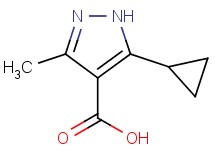 5-cyclopropyl-3-methyl-1H-pyrazole-4-carboxylic acid