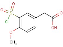 [3-(chlorosulfonyl)-4-methoxyphenyl]acetic acid