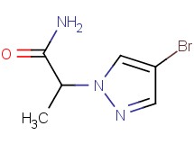 2-(4-bromo-1H-pyrazol-1-yl)propanamide