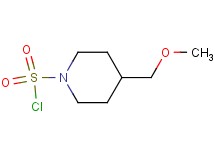 4-(methoxymethyl)-1-piperidinesulfonyl chloride