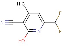 6-(difluoromethyl)-2-hydroxy-4-methylnicotinonitrile