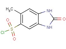 6-methyl-2-oxo-2,3-dihydro-1H-benzimidazole-5-sulfonyl chloride