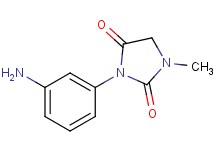 3-(3-aminophenyl)-1-methyl-2,4-imidazolidinedione 3-(3-aminophenyl)-1-methyl-2,4-imidazolidinedione