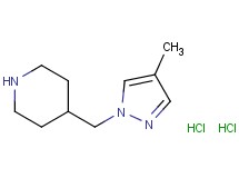4-[(4-methyl-1H-pyrazol-1-yl)methyl]piperidine dihydrochloride