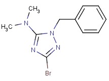 1-benzyl-3-bromo-N,N-dimethyl-1H-1,2,4-triazol-5-amine