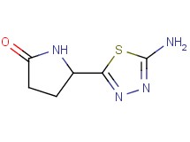 5-(5-amino-1,3,4-thiadiazol-2-yl)-2-pyrrolidinone