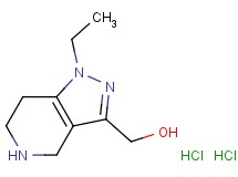 (1-ethyl-4,5,6,7-tetrahydro-1H-pyrazolo[4,3-c]pyridin-3-yl)methanol dihydrochloride